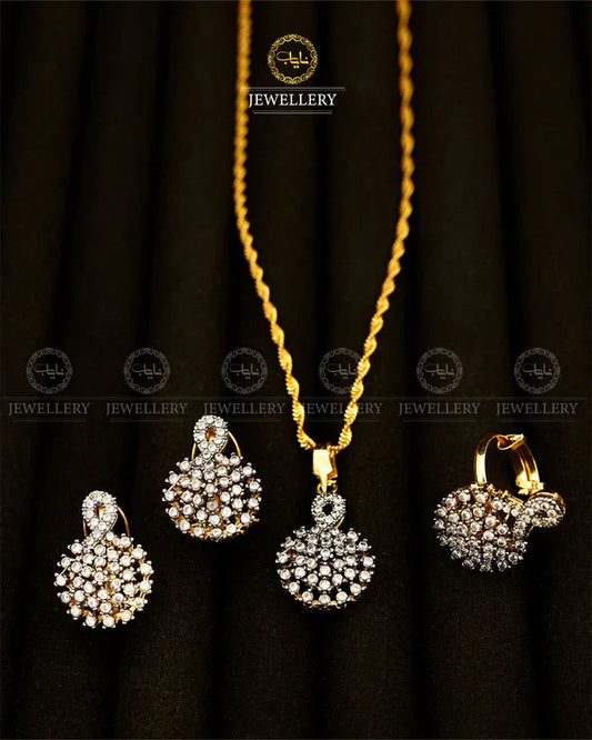 Jarao combo locket set with chain-2909